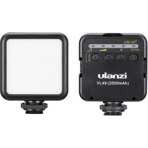 Ulanzi VL49 Mini Led Video Light Ingebouwde Batterij Telefoon Camera Vul Lamp