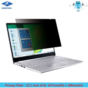 12.1 &quot;inch (Diagonaal Gemeten) Anti-Glare Privacy Filter voor Standaard Scherm (4:3) laptop Lcd-monitoren