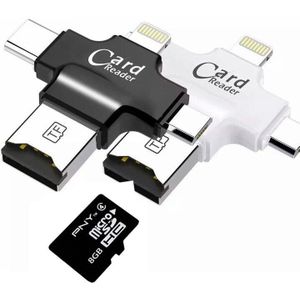 Ingelon Micro Sd Reader Usb Card Adapter Microsd Naar Otg Type C Usb 2.0 Voor Przejsciowka Iphone Laptop Pc Sd card Cfast Reader