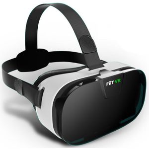 Fiit 2N Vr Bril Headset 3D Doos Virtual Reality Bril Mobiele 3D Video Helm Voor 4.0-6.5 Inch Telefoon smart Bluetooth Controll