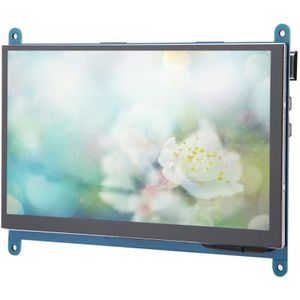 7 Inch Full View LCD IPS Touchscreen voor Raspberry Pi 1024*600 HD HDMI Display Capacitieve Monitor 5 -punt Touch Control
