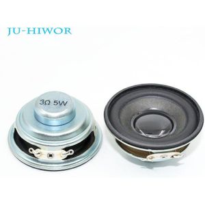 2pcs 3 Ohm 5W 52MM Luidspreker Bass Speaker 22MM Interne Magnetische 16 Core N38 NdFeB Magneten PU Rand