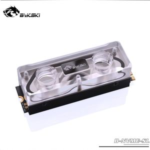 Bykski Geheugeneffect Blok M.2 Voor Ssd Harde Schijf Koper + Transparant Acryl Water Koelsysteem Radiator, Geheugen Blok