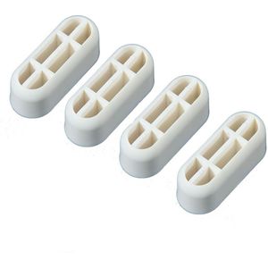 Stabiele Accessoires Wit Toiletbril Buffers Bumpers Vervanging Installeren Bescherming Hardware Pads Set Combinatie Badkamer