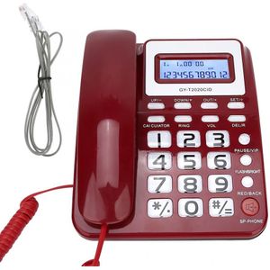 Desktop Draadgebonden Telefoon Met Luidspreker Voice Recorder Caller Id Display Bedrade Vaste Telefoon Voor Home Office Hotel
