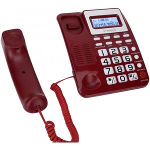 Desktop Draadgebonden Telefoon Met Luidspreker Voice Recorder Caller Id Display Bedrade Vaste Telefoon Voor Home Office Hotel