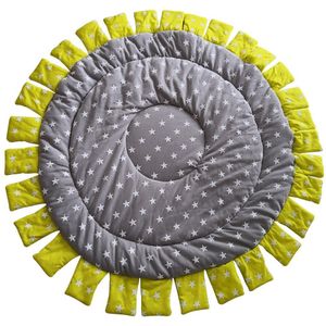 Baby Speelkleed Zonnebloem Klimmen Tapijt Baby Kruipen Deken Ronde Mat Tapijt Speelgoed Mat Kinderkamer Decor Foto Props Tent mat