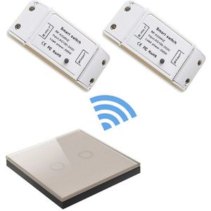 Draadloze Afstandsbediening Tactile Switch, 433 Mhz Intelligente Rf Relais Ontvanger Power Cc 170 V-250 V 5A Controller