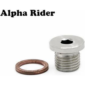 Olieaftapplug Pakking Voor Yamaha Grizzly Grote Beer Tracker Bruin MOTO-4 Kodiak Vervangt Onderdeelnummer 90340-14002-00 214-11198-0100