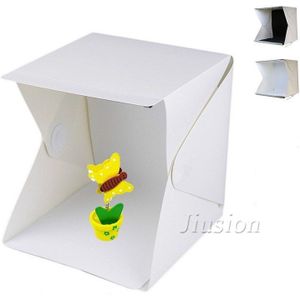 Mini Lightbox Opvouwbare Softbox met Led-verlichting Draagbare Foto Doos voor Fotografie Studio LED Verlichting Kamer Tent voor DSLR Camera &#39;S