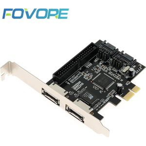 Combo 2 Poort Sata 2.0 + Ide + 2 Port Esata Pci-E Pci Express Raid Controller Card Sata Ide Pci E Adapter Card