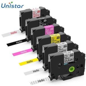 Unistar Vervangen Brother P-Touch PTD200 PTP300BT Cube Label Tape 12mm Inch Gelamineerd TZe-131 231 232 631 335 MQP35 Label Maker