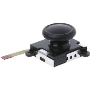 Zwarte 3D Analoge Sensor Joystick Voor Nintendo Switch Ns Vreugde-Con Controller Plastic + Metalen