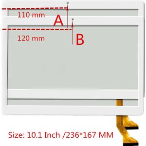 Zwart Wit 10.1 Inci Voor Mediatek Tab ZH960 3G 4G Capacitieve Touch Screen Panel Reparatie Vervanging Onderdelen GT10PG127 V2.0