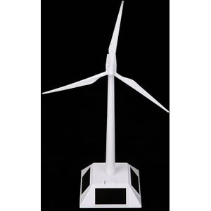 Desktop Zonne-energie Windmolens Plastic Windmolen Educatief Speelgoed Model Windturbine Gemonteerd Zonne-energie ABS