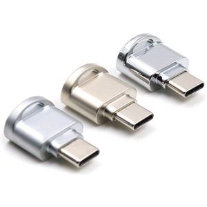 Model Kaartlezer Super Mini Usb 3.1 Type-C Tf Aluminium Micro Sd-kaartlezer Otg Voor macbook/Letv/Xiaomi 4C Mobiel