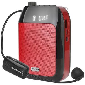 Bluetooth Uhf Draadloze Voice Versterker Draagbare Voor Onderwijs Lezing Tour Guide U-Disk Megafoon Microfoon Luidspreker