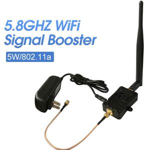 Wifi Signal Booster 5.8Ghz 5W 802.11 Bluetooth Signaal Extender Wifi Repeater Breedband Versterkers Voor 5G Router Kaart brug Ap