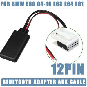 1 Pc 12-Pin Connector Adapter Voor Bmw E61 E62 E60 (04-10) e64 (03-10) Bluetooth Module Radio Aux Kabel