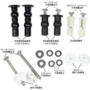 Wc Deksel Fixing Onderdelen Toilet Deksel Closestool Cover Vaste 304 Stalen Schroef Set Expansie Schroef En Bout Moer Sets