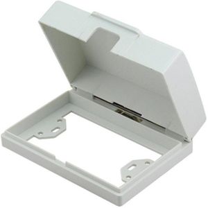 10 Stks/pak Wit 118 Type Stopcontact Waterdichte Doos Italiaanse Stofdicht Socket Cover Plaat Schakelaar Beschermkap