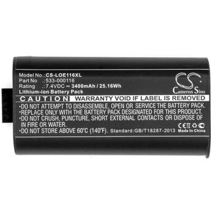 Cameron Sino 3400Mah Batterij 533-000116 Voor Logitech S-00147, Ue Megaboom