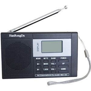 Imice Draagbare Full-Band Digitale Tuning Multiband Stereo Tuner Mw/Am/Fm/Sw Kortegolf Radio Rec controle Ontvanger