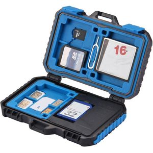 21 Slots Kaartlezer Opbergdoos Geheugenkaart Reader USB 3.0 Waterdichte SD CF TF SIM Kaarten Case Houder Voor tab Geheugenkaart Zak