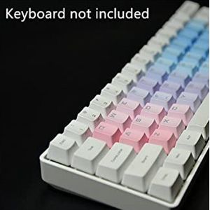 37 Toetsen Pbt Keycaps Backlit Dubbele Injectie-Kleur Keycap Set Voor Mechanische Toetsenbord Voor Cross As Toetsenbord