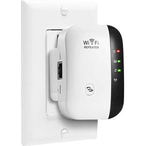 Wifi Netwerk Repeater Draadloze Signaal Versterker Kleine Brood Routing Extender 300M Relais Repeater Uk Plug