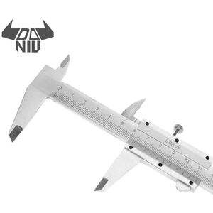 DANIU 1PC 0-150mm 0.02mm Carbon Staal Metalen Schuifmaat Gauge Meting Remklauwen Micrometer Meetinstrumenten
