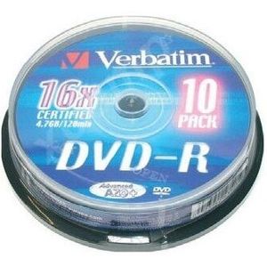 DVD-R Verbatim 43523 16X10 Pcs