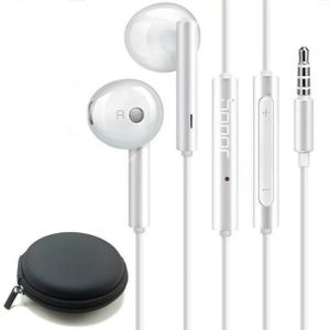 Originele Huawei Oortelefoon Am116 Honor AM115 Headset Mic 3.5Mm Voor Huawei P7 P8 P9 Lite P10 Plus Honor 5X 6X Mate 7 8 9 Smartphone