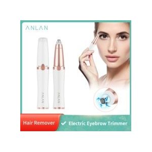 Anlan Elektrische Wenkbrauw Trimmer Make Pijnloos Eye Brow Epilator Mini Scheerapparaat Scheerapparaten Draagbare Facial Hair Remover