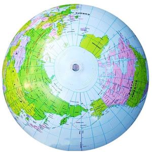 Grote Opblaasbare Globe 90Cm Early Educatief Opblaasbare Aarde Wereld Geografie Globe Kaart Ballon Speelgoed Strand Bal Kinderen Speelgoed