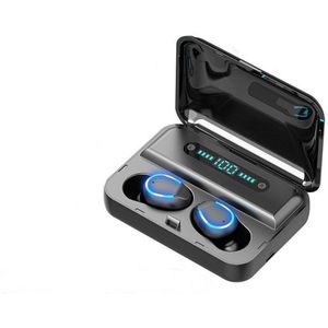 F9-Series Koptelefoon 3500mAh Power Bank Bluetooth 5.0 Draadloze TWS Sport Headset Muziek Oordopjes voor iPhone iPad Xiaomi HUAWEI HTC
