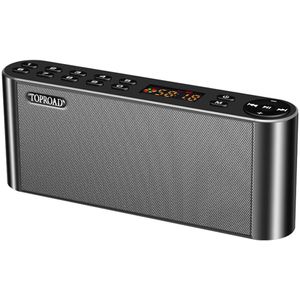 Toproad Hifi Bluetooth Speaker Draagbare Draadloze Super Bass Dual Luidsprekers Soundbar Met Mic Tf Fm Radio Usb Sound Box