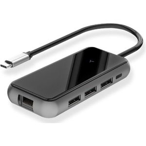 USB C Laptop Docking Station USB 3.0 HDMI RJ45 PD SD/TF USB Hub voor Laptop Macbook Pro HP DELL Oppervlak Lenovo Samsung Dock