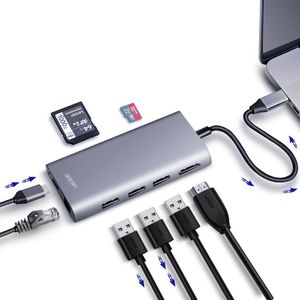 Docking Station voor Macbook/Pro Macbook Air ipad pro HP Dell xps Latitude Acer ASUS Lenovo thinkpad Yoga USB C Dock