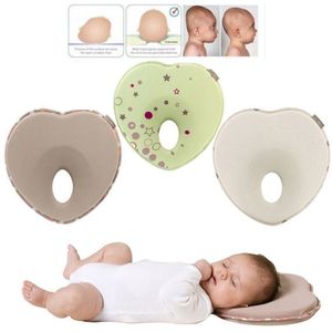 Pasgeboren Baby Baby Kussen Vormgeven Kussen Memory Foam Standsteller Voorkom Platte Kop Anti Roll
