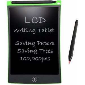 NEWYES Groen LCD Schrijven Tablet 8.5 inch Elektronische Tekening Pads Pocketbook voor Kids Toy Herbruikbare Uitwisbare Message Board