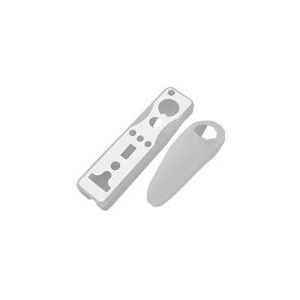 Wit Soft Silicon Cover Case Skin Pouch voor Nintendo Wii Afstandsbediening Nunchuk Controller