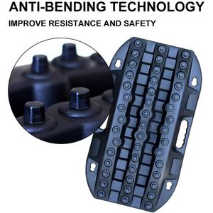 Universele Auto Grip Tracks Tractie Mat Herstel Tracks Tractie Mat Anti-Slip Track Band Ladder Voor Zand Modder Sneeuw