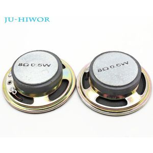 (2 stks/partij) 8 Ohm 0.5W Luidspreker Diameter 57MM Ronde Luidspreker 32MM Externe Magnetische Kegel Papier Cap Hoogte 17MM