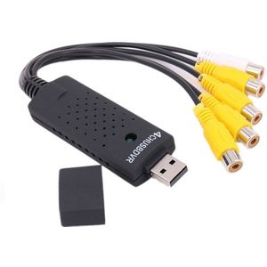 4 Kanaals USB2.0 Usb Video Capture Grabber Card Vhs Naar Dvd Recorder Capture Adapter