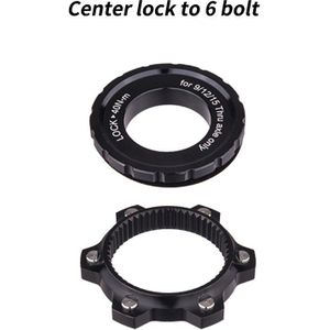 Ztto Fiets Hub Adapter Center Lock Om 6 Bolt Mtb Schijfrem Hub Spacer 15X100 15X110 Voor Achter Washer 12X148Mm Steekas