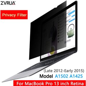 Voor Eind -Begin MacBook Pro 13.3 inch Retina Model A1502 A1425, privacy Filter Schermen Beschermende film (307mm * 201mm)
