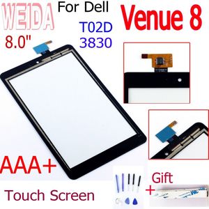 WEIDA 8 ""Voor Dell T02D Venue 8 Touch Screen Digitizer Zwart T02D Screen Panel Glas 1920x1200 venue 8 3830