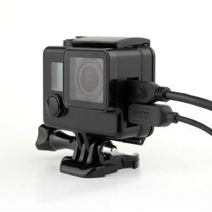 Professionele Black Side Open Beschermhoes Camera Accessoires voor GoPro Hero 4/3 +