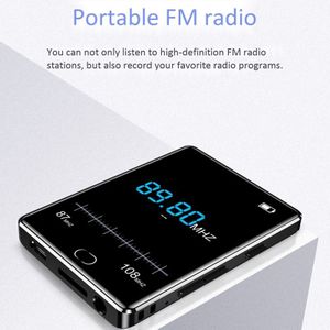 Ig-Muziekspeler 2.5 Inch MP4 Volledige Sn Bluetooth Muziekspeler Zinklegering Externe Lossless Mp4 Met Druk Sn functie